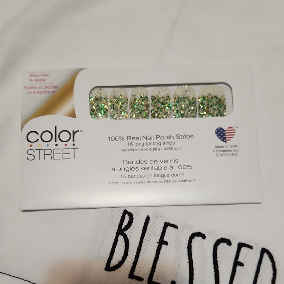 Color Street Other - Color Street Sparkling Green Nail Strips-- Bundle And Save